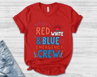 ED Nurse 4th of July Tshirt, ER Nurse 4th of July Long Sleeve, Emergency Department Labor Day T-shirt, Emergency Memorial Day Tee UNYC10