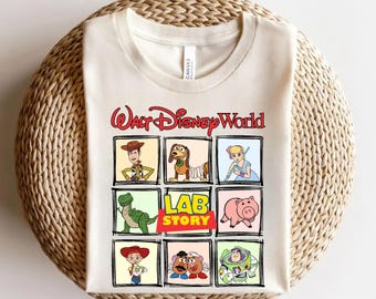 Toy Story Lab Week Shirt, Lab Story Woody Buzz Jessie Tee, Funny Science STEM Gift, Researcher Technician Coworker T-Shirt AXLJ06