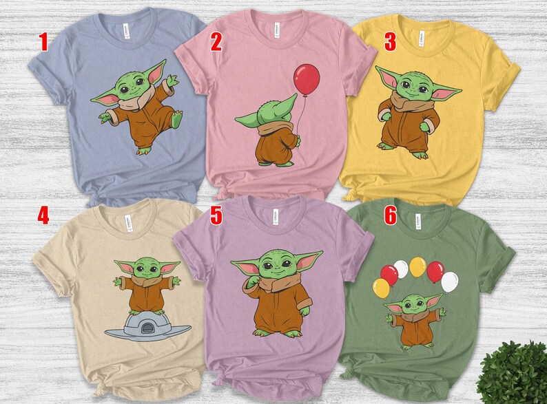 Baby Yoda Disney Shirts, Star Wars Shirt, Family Shirts, Disney youth shirts, Disney Crop Top, Disney Travel AYCF13 image 3