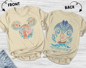 Come What May I Know The Way Shirt, Disney Moana Tee, Disney Adventure Shirt, WDW Trip, Mickey Mouse Ears Moana T-Shirt SLXW03