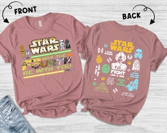 Disney Star Wars Day 2025 Vintage Shirt/Star Wars Characters May The Fourth Be With You/Star Wars Celebration/Galaxy's Edge Shirts OHPS05