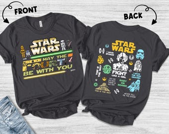 Disney Star Wars Day 2025 Vintage Shirt/Star Wars Characters May The Fourth Be With You/Star Wars Celebration/Galaxy's Edge Shirts OHPS05