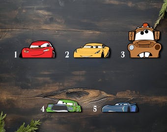 Cars Movie Peekaboo Peeker Peeking Car Window Decals - Bumper Vinyl Stickers - Cars Movie - Pack Stickers UNYOSK10