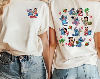 Disney Lilo & Stitch Aloha Hawaii Shirt/Disney Stitch Shirt/Disneyland Shirt/Disneyland Trip /Disneyland Vacation Shirt/Summer Vibes OHS410