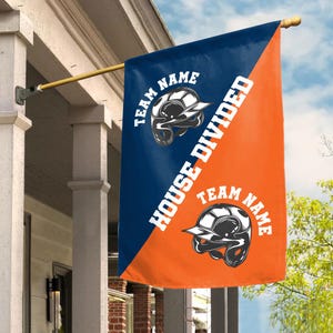 Custom House Divided House Flag/Custom Flag/House Divided Flag/Flag/Country Flag/School Flag/Sport Team Flag OGSC58