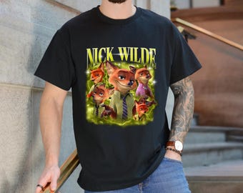 Custom Vintage Disney Zootopia Characters Shirt/Personalized Nick Wide Judy Hoops Shirt/Flash The Sloth/Disneyland Family Trip 2025 OHSS27