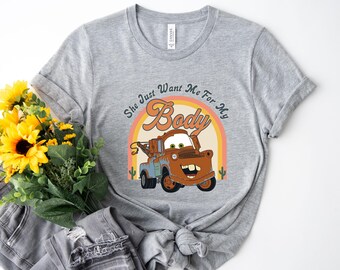 Disney Tow Mater Cars Shirt, McQueen Cars Shirt, Piston Cup Champion, Tow Mater Shirt, Cars Birthday Shirt, Cars Radiator Springs SLXX01