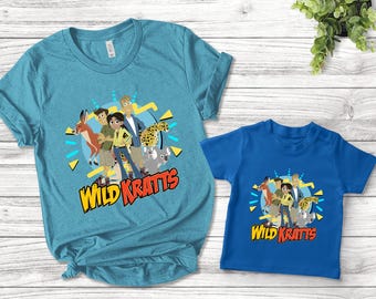 Wild Kratts Birthday Shirt/Wild Kratts T-Shirt/Wild Friends Birthday Shirt/Family Birthday Shirts/Wild Friends Personalized Shirt OFVR16