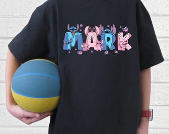 Stitch Family Shirt, Stitch Birthday T-Shirt, Lilo and Stitch Matching Family Tee, Angel & Stitch shirt, Disney Siblings Gift Shirt UNZY22