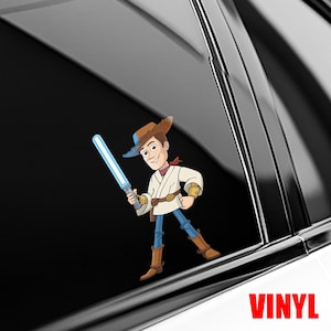 Pegatina de Peeker de Disney Toy Story Star Wars Galaxy's Edge Que la Fuerza te acompañe, pegatina de cosplay de Woody Jessie Lightyear de Star Wars UOWA11 imagen 5