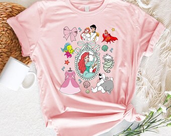 Retro Disney Little Mermaid Shirt, Women's Little Mermaid Ariel Shirt, Ariel Mermaid Shirt, Disney Ariel Girls Ariel Mermaid Shirt SLWJ30