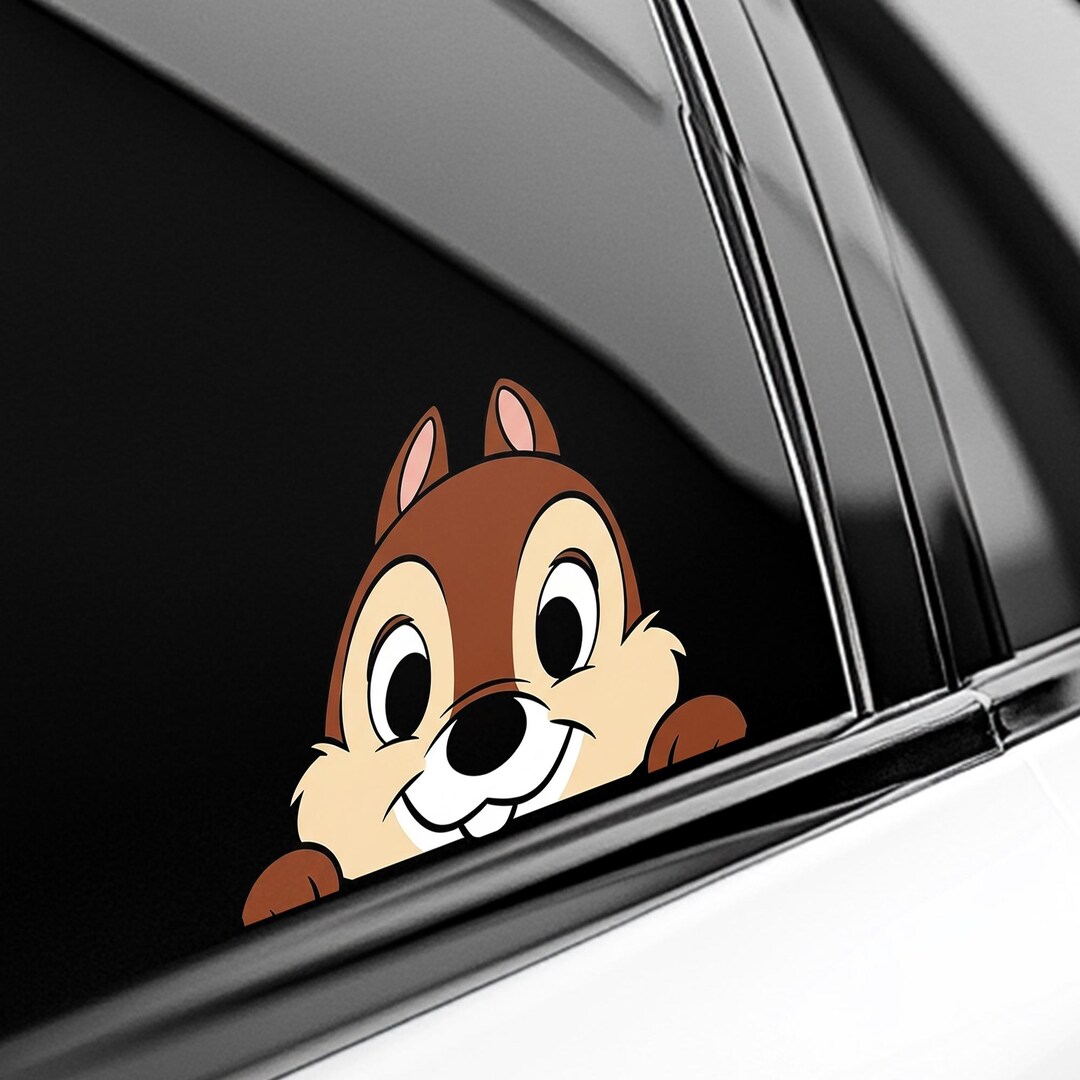 Chip and Dale Peeker Sticker – Waterproof Vinyl Car/laptop Decal ...