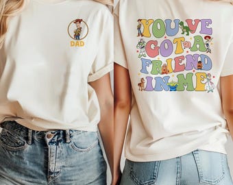 Toy Story Family Matching Shirt, Disney Custom Family Trip Shirt, Buzz Lightyear Boy Shirt, Woody Dad shirt, Jessie Mom Shirt UNXQ09