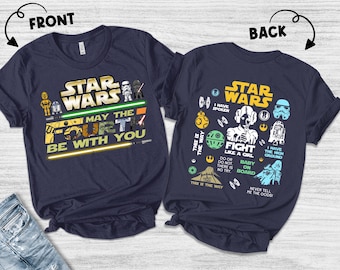 Disney Star Wars Day 2025 Vintage Shirt/Star Wars Characters May The Fourth Be With You/Star Wars Celebration/Galaxy's Edge Shirts OHPS05