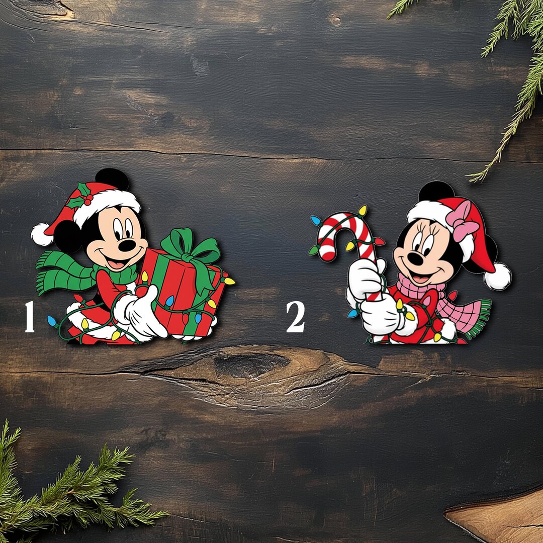 Personalized All Characters Mickey and Friends Peeker Peeking Car ...