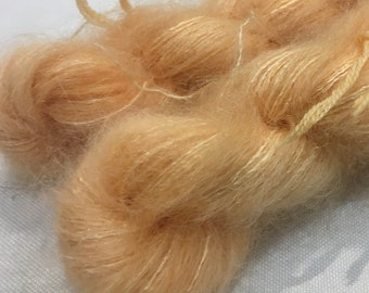 VISION 20g Super Kid Mohair/Mulberry Silk mix Lace Weight Yarn colour - Peach