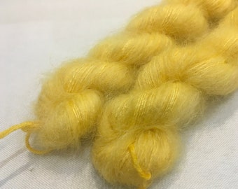 VISION 20g Super Kid Mohair/Mulberry Silk mix Lace Weight Yarn colour - Gold