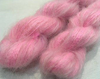 VISION 20g Super Kid Mohair/Mulberry Silk mix Lace Weight Yarn colour - Pink