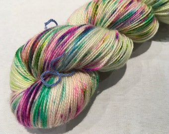 JEWELLED TIGER 100g single high twist SW Merino cashmere and nylon