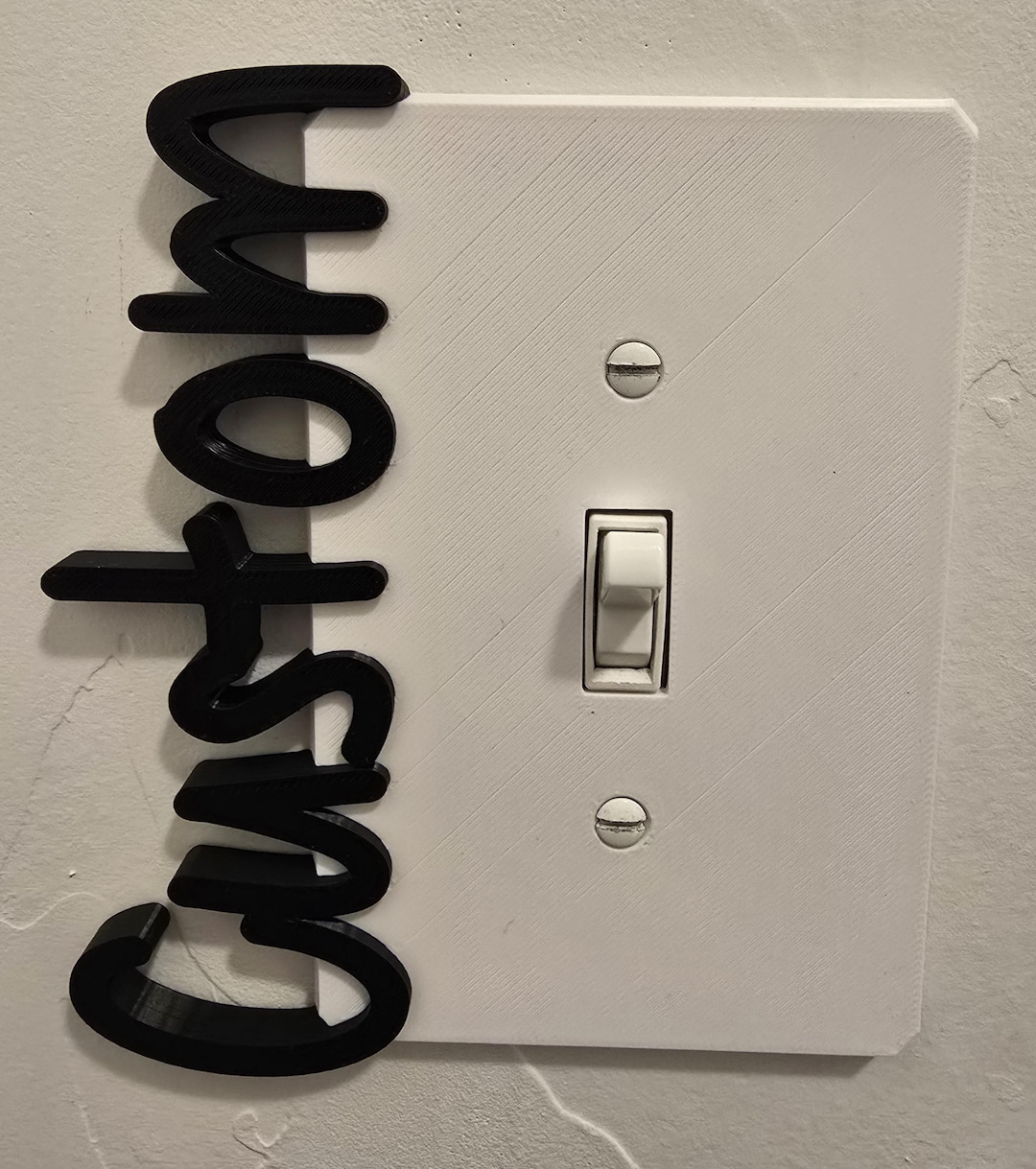 Personalized Kids Light Switch Cover: 3D Custom Name - Etsy