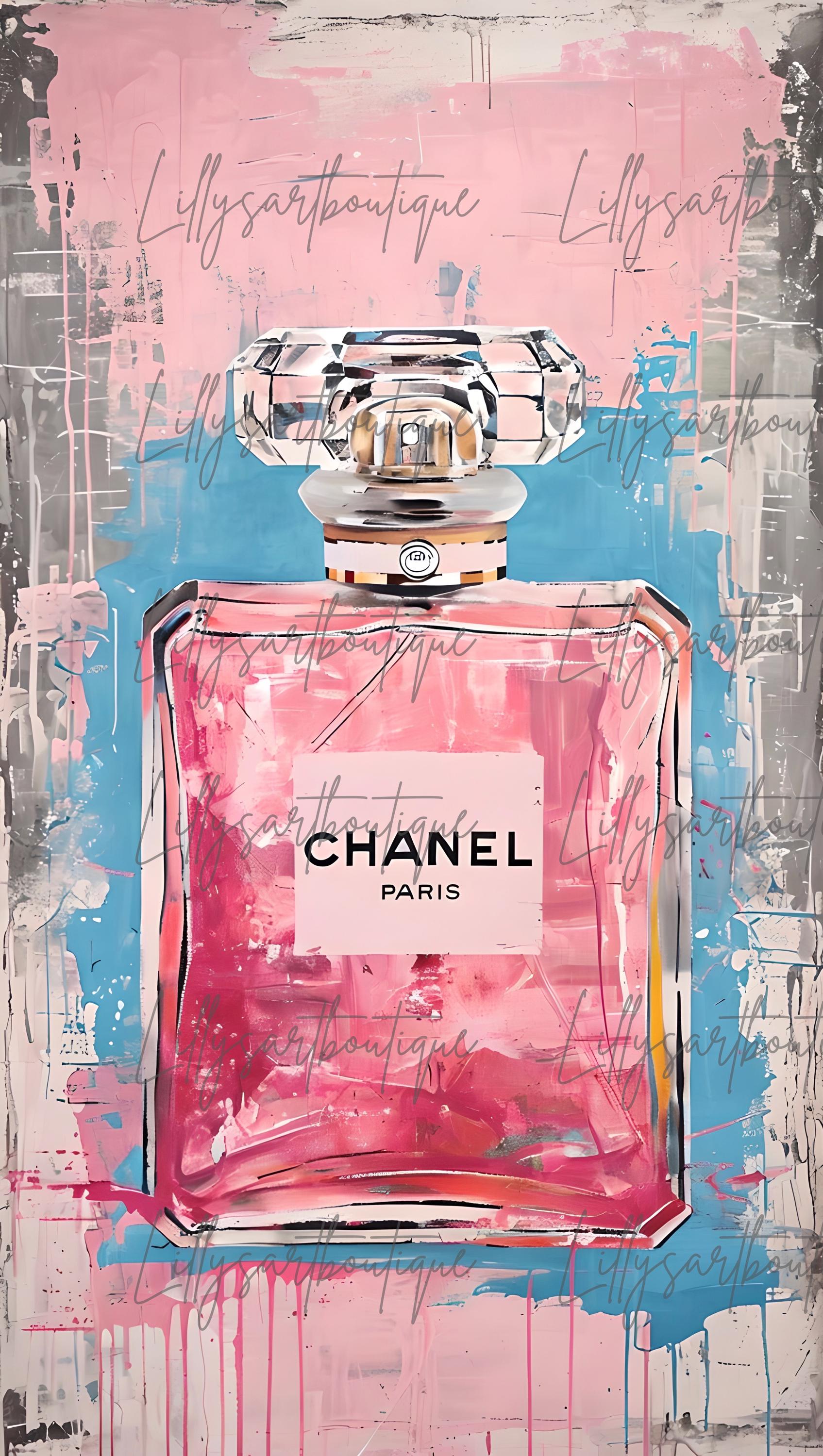 Chanel Poster, Perfume Digital Art, Digital Download, Digital Print, Perfume, Chanel clipart, Perfume Clipart, Chanel, Poster, Wall Art