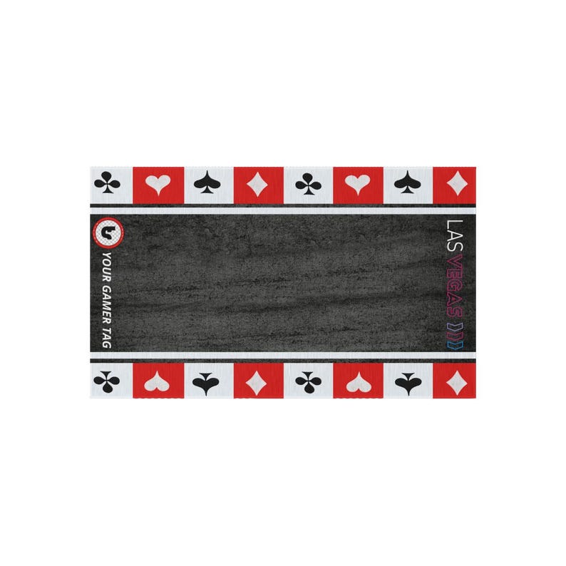 Las Vegas Grand Prix Sim Racing Rig Mat | Customizable Gamer Tag - Etsy