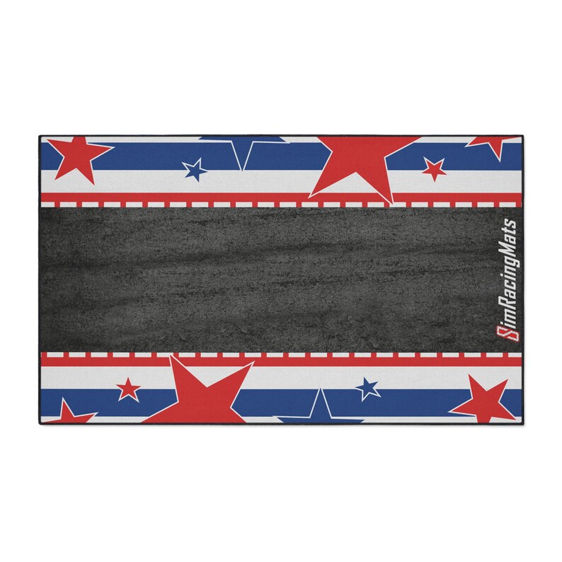Sim Racing Rig Mat | Austin Grand Prix | Custom Track Design | Anti ...