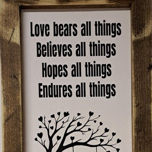 Reclaimed Wood Scripture Sign: Rustic Christian Home Decor