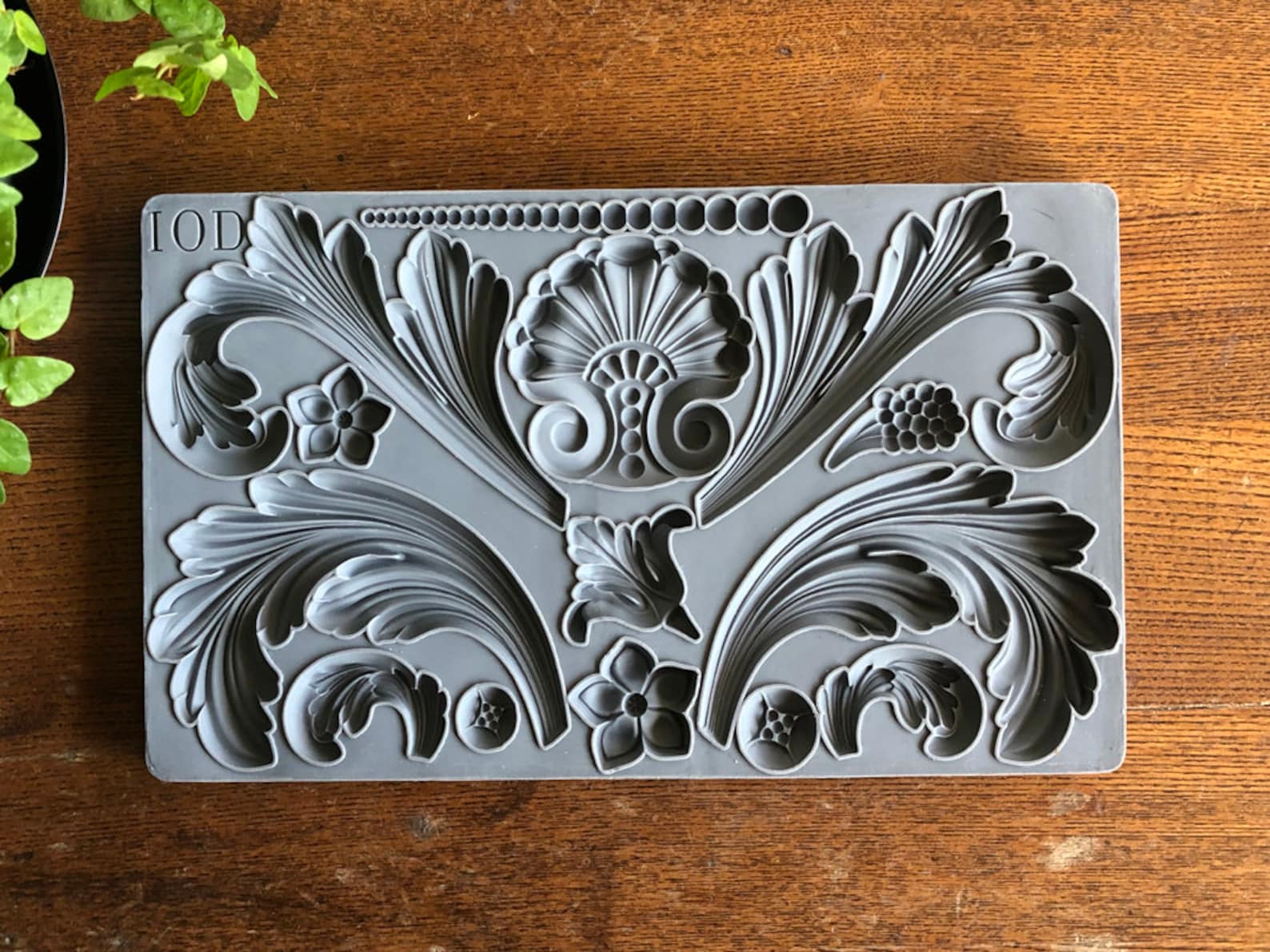 Acanthus Scroll Mold by IOD, Silicone Mould for Casting, Sugar Arts,10