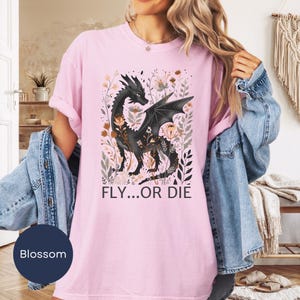 Fourth Wing Shirt, Basgiath War College t-shirt, Violet Sorrengail, Bookish Shirt, Xaden Riorson, Gifts For Readers, Fantasy Book Dragon