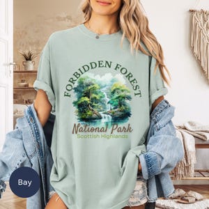 Forbidden Forest National Park Shirt, Forbidden Forest shirt, Marauders Tee, HP Inspired Shirts, Fantasy Wizard Shirt, Wizard Theme Merch