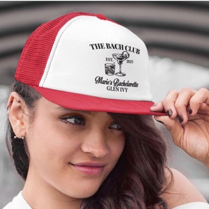 Bachelorette Hats 2025, Custom Location Bachelorette Hats, Bachelorette Trucker Hat, Bachelorette Party Trucker Hat, Summer Bachelorette Cap