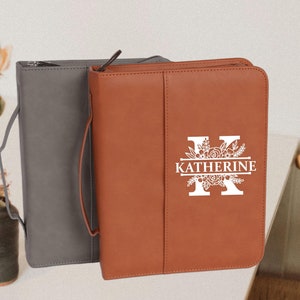 Custom Leather Bible Cover, Monogram Bible Cover, Personalized Name Bible, Custom Book Cover, Religious Gift, Leather Book Cover
