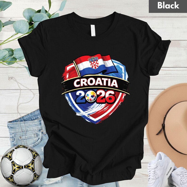 Croatia World Cup T Shirt Soccer Supporter Tees Croatian Football Fan Apparel For Youth Men Women Childrens Croatia Soccer Baby Bodysuit