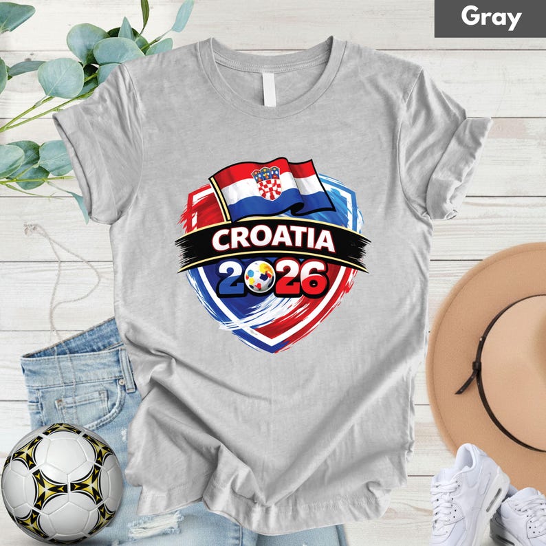 Croatia World Cup T Shirt Soccer Supporter Tees Croatian Football Fan Apparel For Youth Men Women Childrens Croatia Soccer Baby Bodysuit