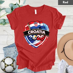 Croatia World Cup T Shirt Soccer Supporter Tees Croatian Football Fan Apparel For Youth Men Women Childrens Croatia Soccer Baby Bodysuit