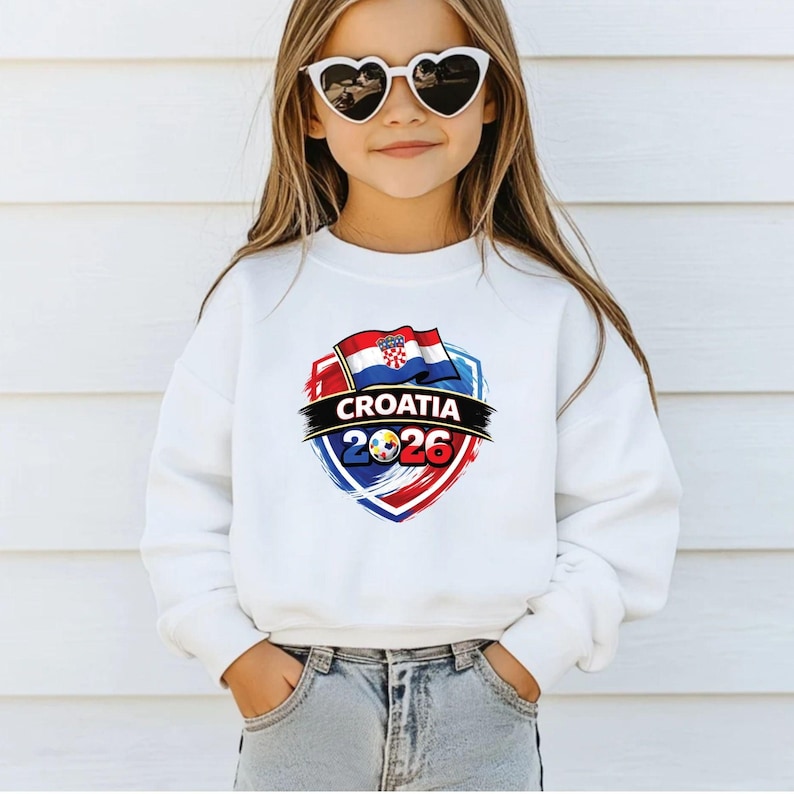 Croatia World Cup 2026 DTF Transfer Ready to Press Vatreni Soccer Heat Transfer For Shirts Football Supporter UV Sticker Prints