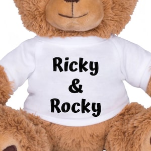 Custom Teddy Bear Shirt Personalized Plushies Shirt Stuffed Animals ...