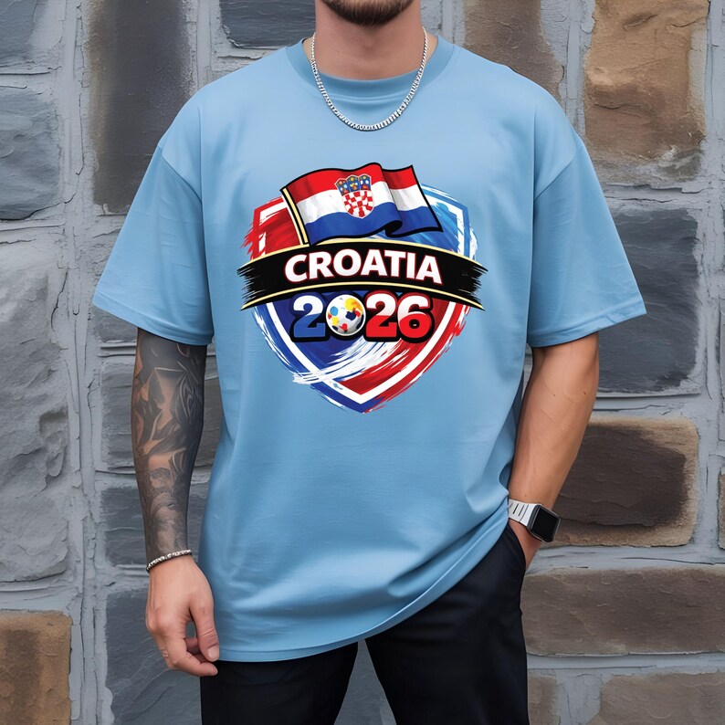 Croatia World Cup T Shirt Soccer Supporter Tees Croatian Football Fan Apparel For Youth Men Women Childrens Croatia Soccer Baby Bodysuit