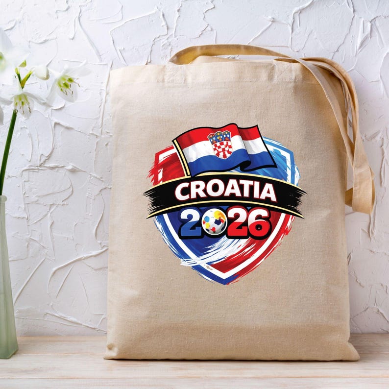 Croatia World Cup 2026 DTF Transfer Ready to Press Vatreni Soccer Heat Transfer For Shirts Football Supporter UV Sticker Prints