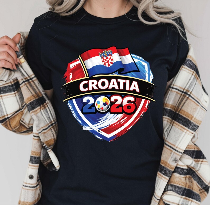 Croatia World Cup T Shirt Soccer Supporter Tees Croatian Football Fan Apparel For Youth Men Women Childrens Croatia Soccer Baby Bodysuit Design