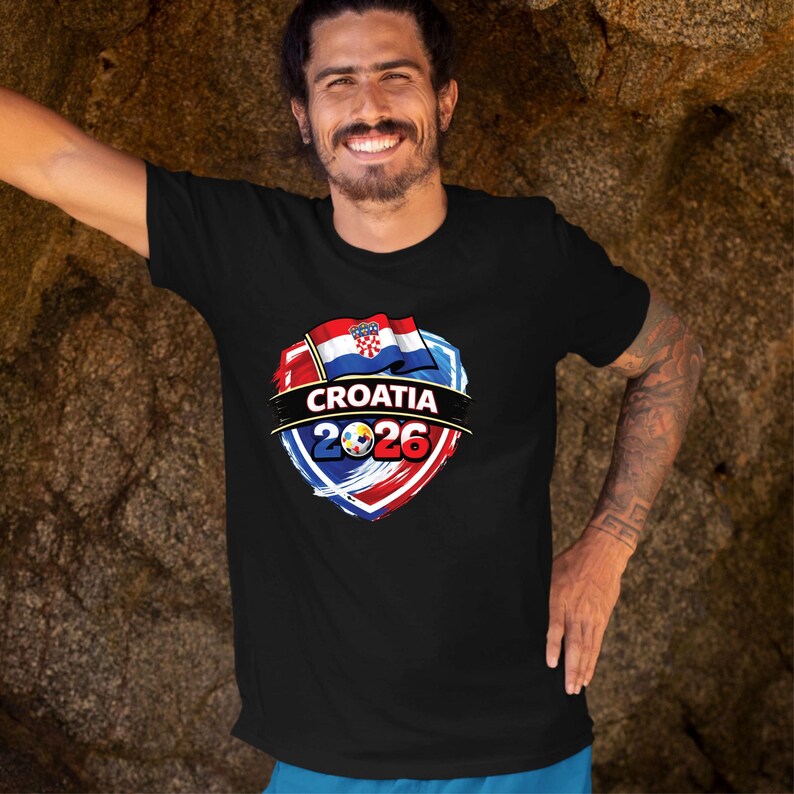 Croatia World Cup T Shirt Soccer Supporter Tees Croatian Football Fan Apparel For Youth Men Women Childrens Croatia Soccer Baby Bodysuit