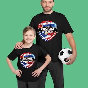 Croatia World Cup T Shirt Soccer Supporter Tees Croatian Football Fan Apparel For Youth Men Women Childrens Croatia Soccer Baby Bodysuit Design