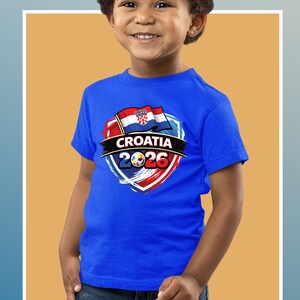 Croatia World Cup T Shirt Soccer Supporter Tees Croatian Football Fan Apparel For Youth Men Women Childrens Croatia Soccer Baby Bodysuit