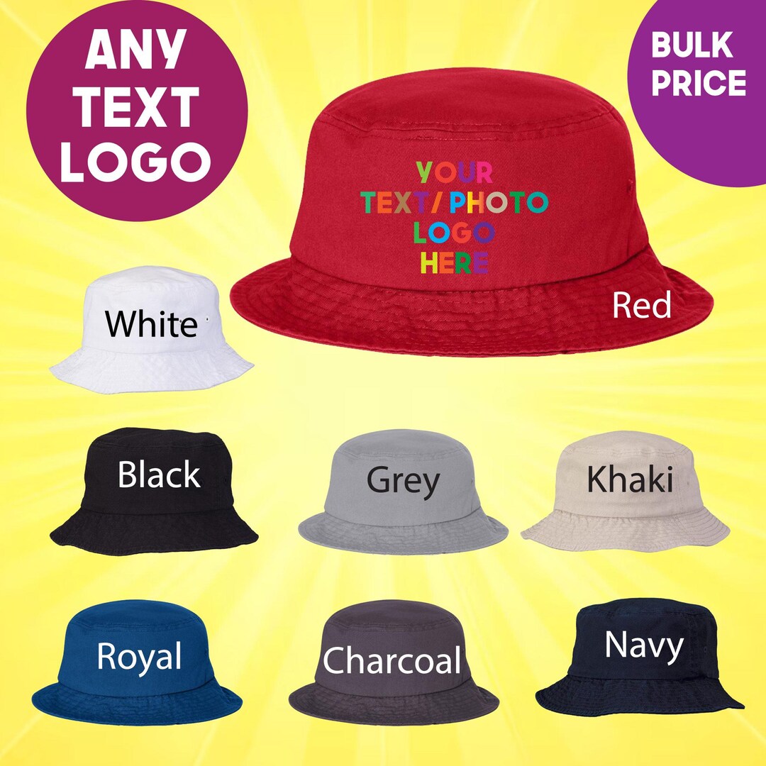 Custom Bucket Hat Personalized Bucket Cap Bulk Discount Price Your Custom Bucket Hat Personalized Bucket Cap Bulk Discount Price Your