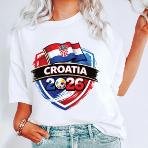 Croatia World Cup T Shirt Soccer Supporter Tees Croatian Football Fan Apparel For Youth Men Women Childrens Croatia Soccer Baby Bodysuit