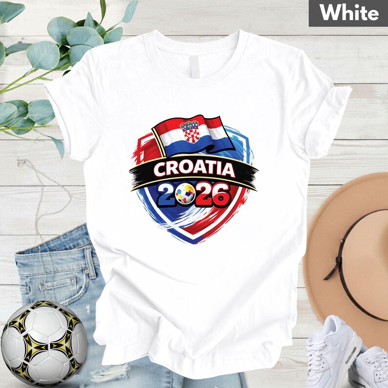 Croatia World Cup T Shirt Soccer Supporter Tees Croatian Football Fan Apparel For Youth Men Women Childrens Croatia Soccer Baby Bodysuit