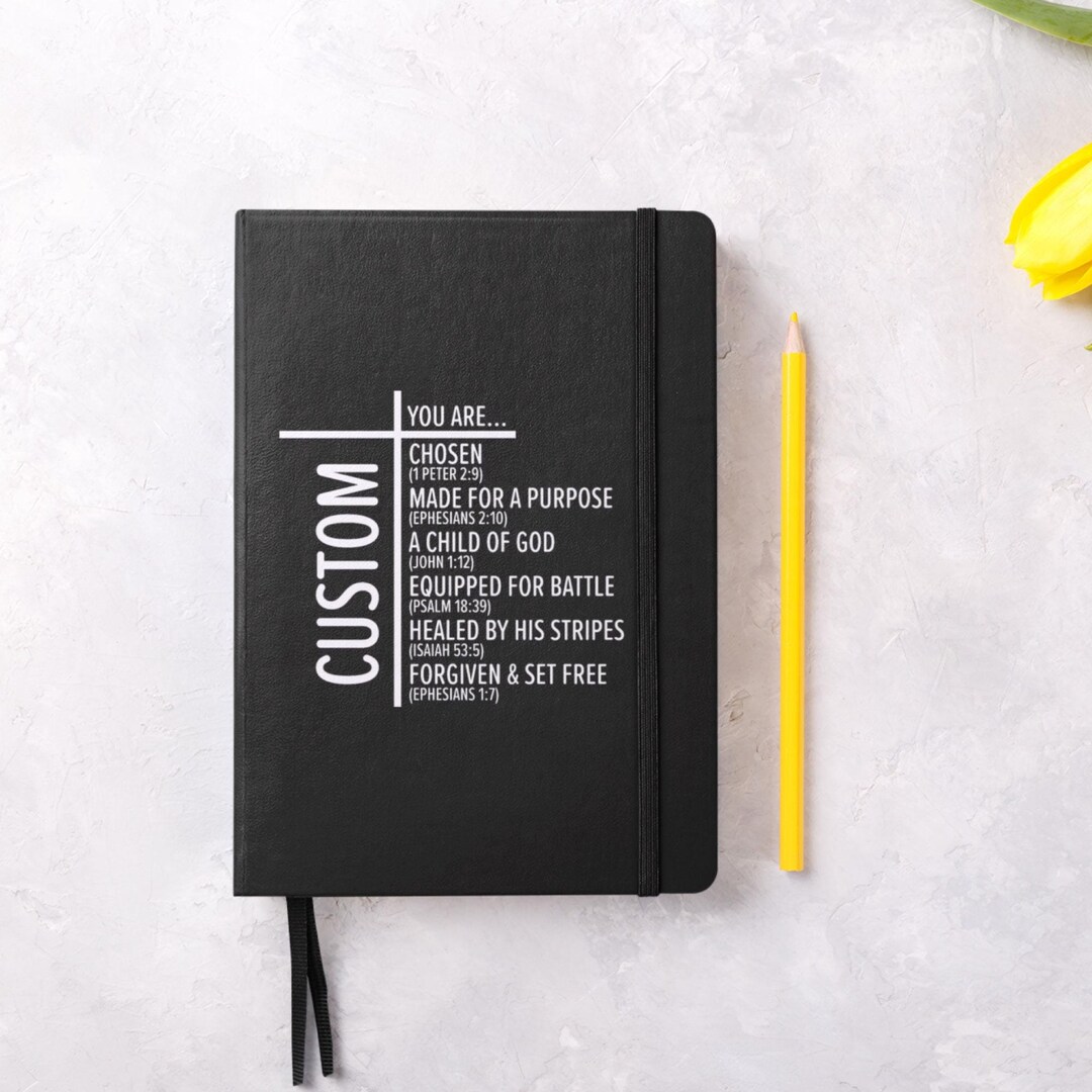 Personalized Christian Journal Notebook Bible Journal Notebook