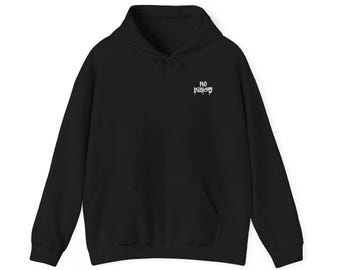 Sudadera unisex negra anti-Trump, esencial para hombres y mujeres, resistencia a las protestas políticas - Estampado en la espalda "No Kings"