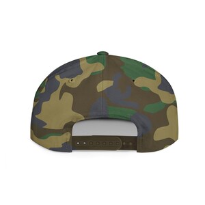 Gorra anti Trump personalizada, gorra de béisbol anti MAGA, ajustable con cierre a presión 8647, gorra FDT bordada - Gorra "Let's Go Traitor", bordado negro sobre fondo oscuro imagen 5